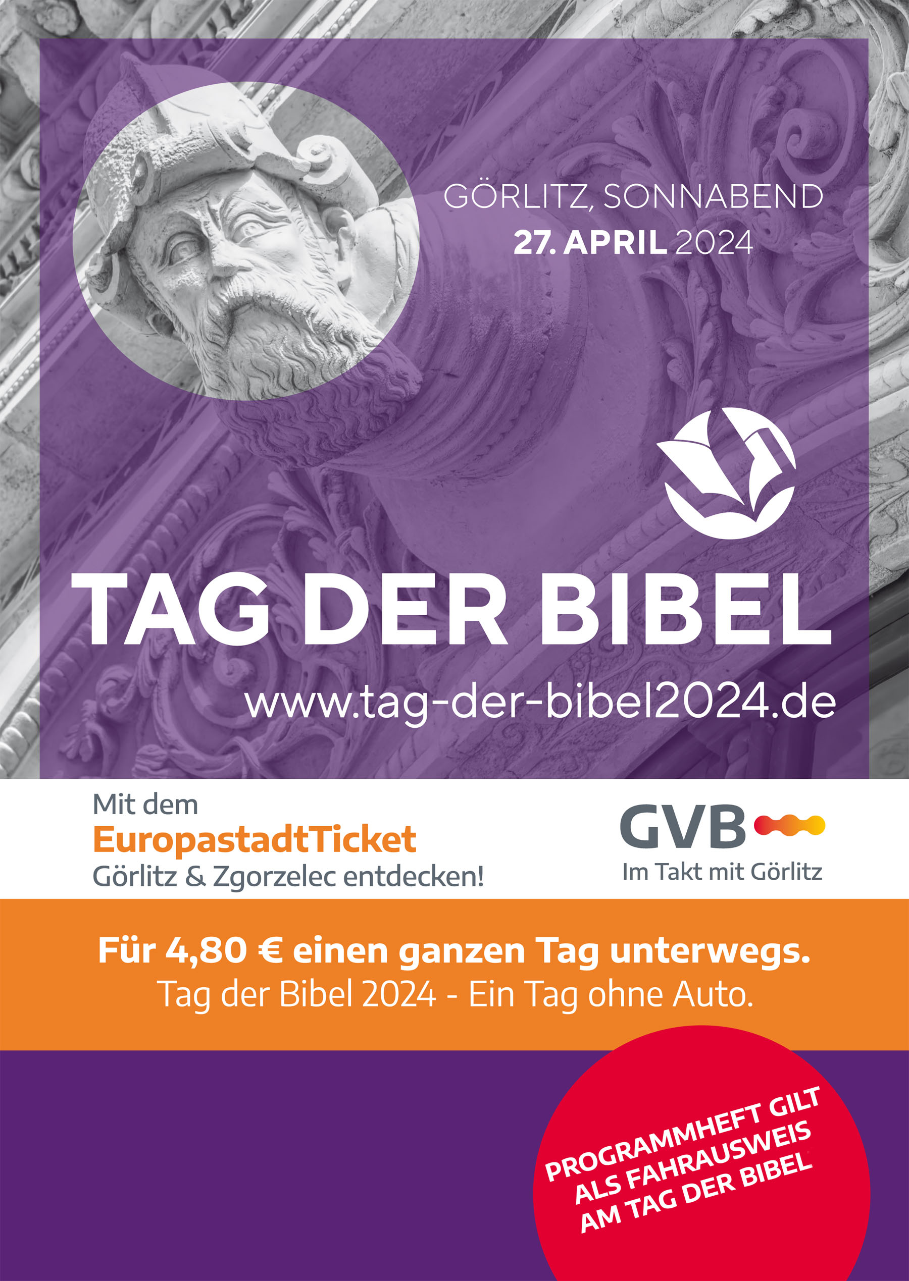 Tag der Bibel: Programmheft gilt als Fahrschein - GVB - Görlitzer Verkehrsbetriebe